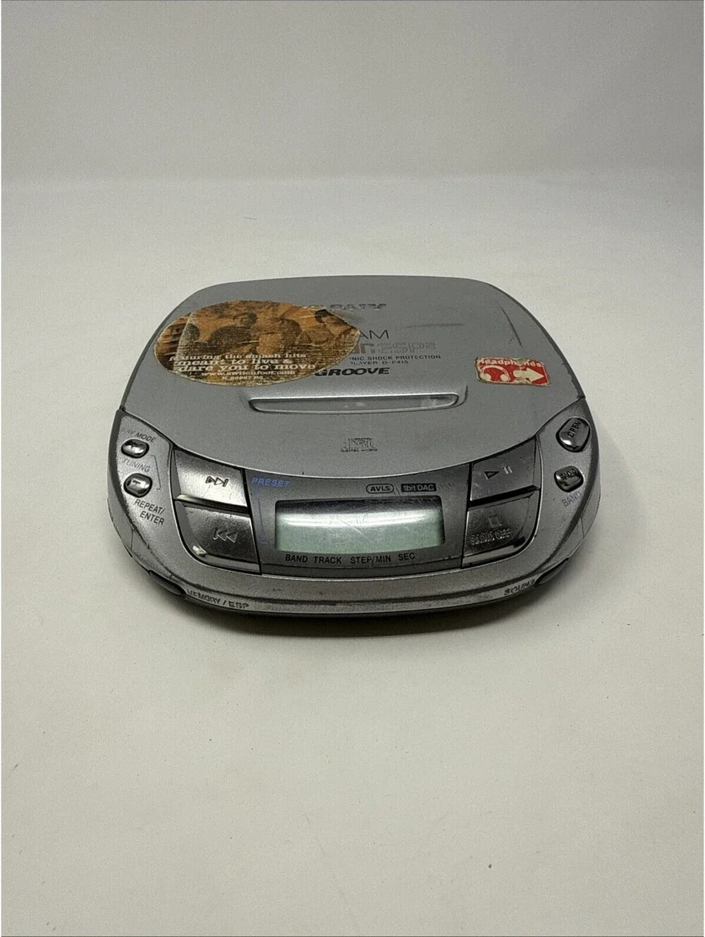 Sony Discman D-F411 - ESP2 Groove CD Player FM/AM Radio Parts Only